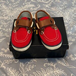 Polo by Ralph Lauren Kids shoe in Red and Brown